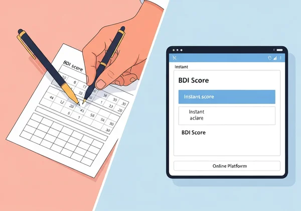 Comparing manual BDI score calculation with automated