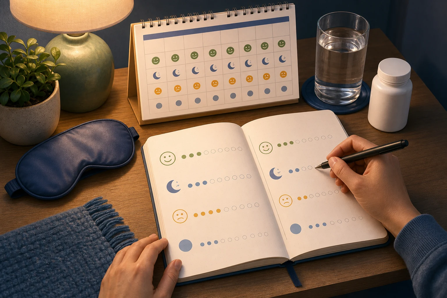 Clinician and patient reviewing checklist