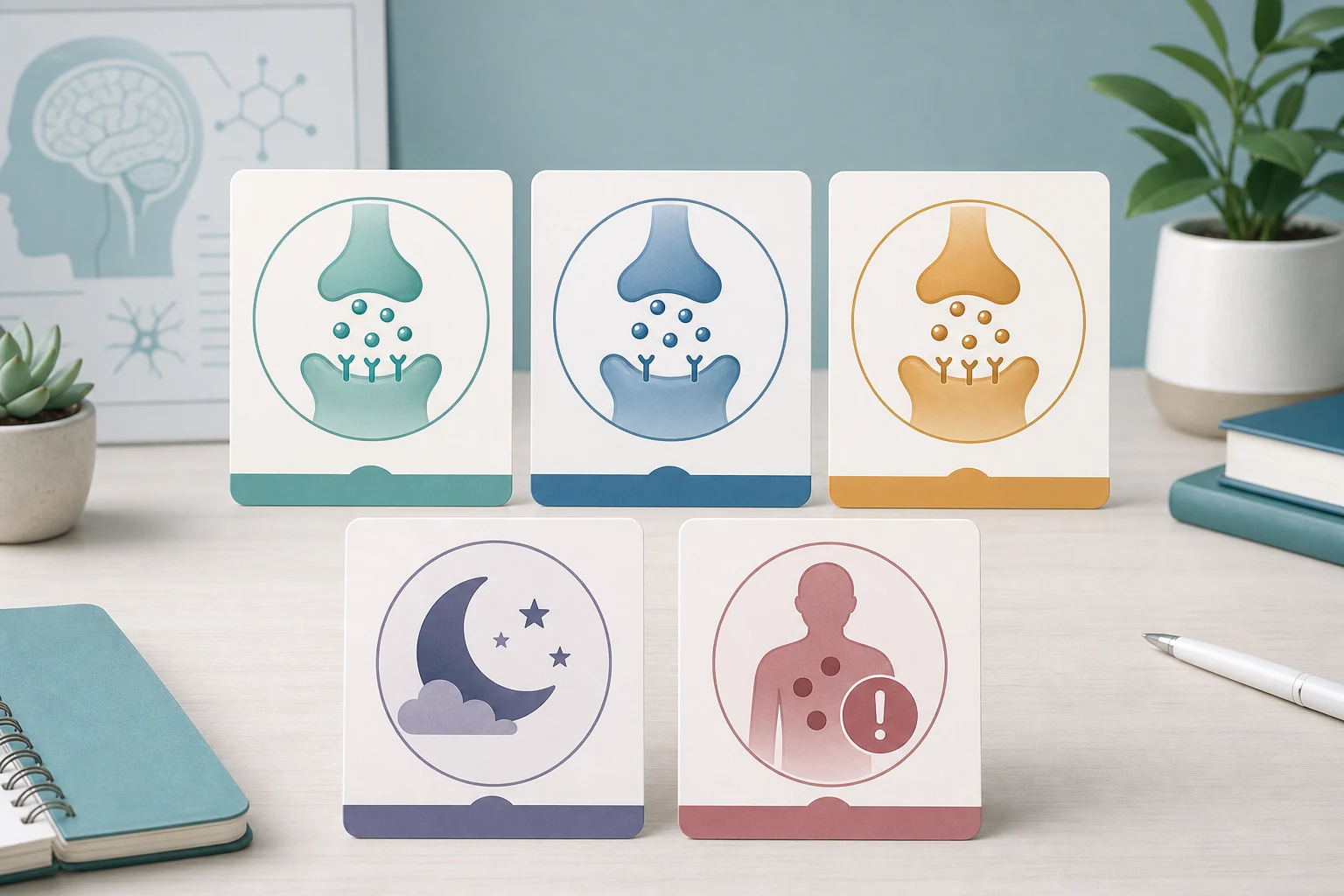 Medication category concept cards