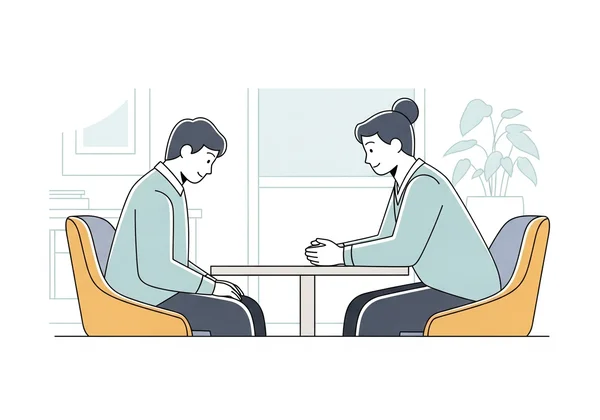 Person speaking with a mental health therapist